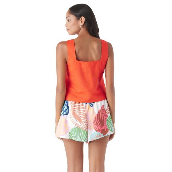 Crosby by Mollie Burch Flowy Pullon Camden Short in Menemsha 15006 Medium M NEW - Picture 3 of 4